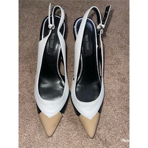 White House black market slide back pumps